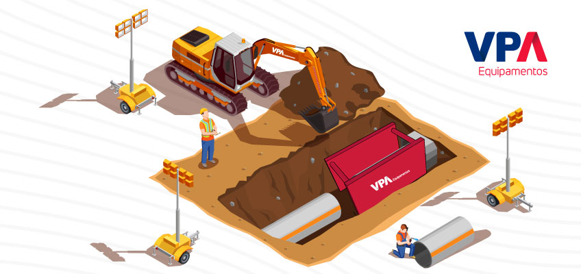 Normas de segurança do trabalho na abertura de valas